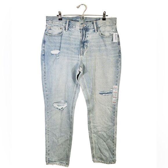NWT OLD NAVY Straight Taper Blue Jeans - Picture 1 of 8